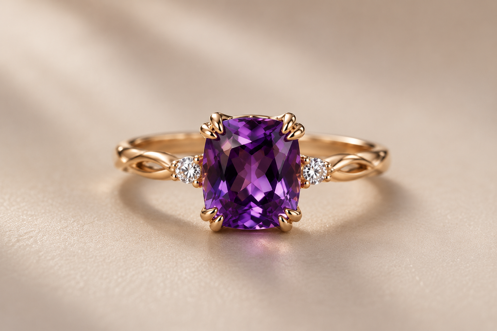 Lavender Amethyst Ring