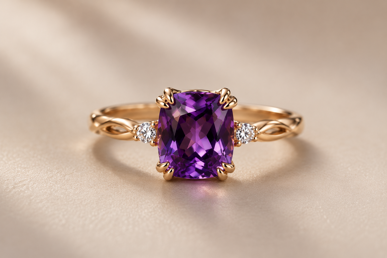 Lavender Amethyst Ring