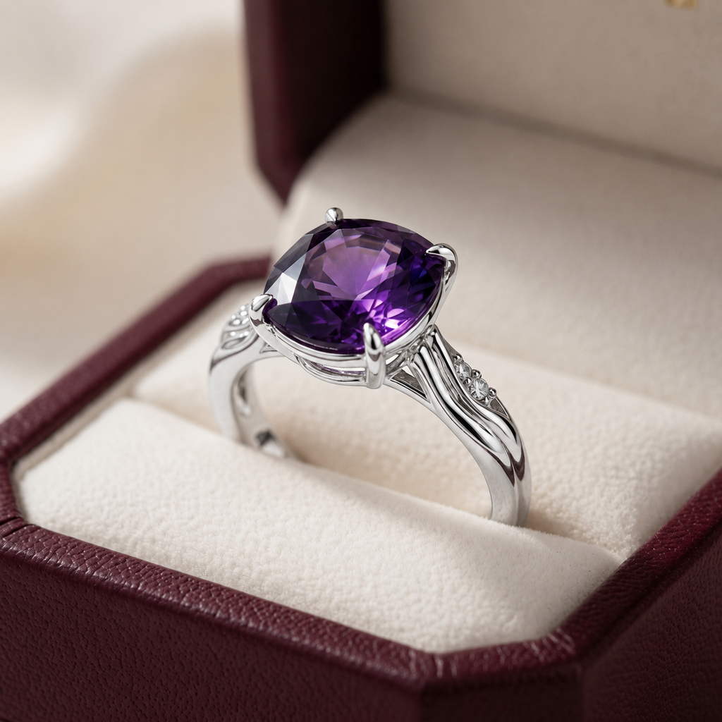 Lavender Amethyst Ring
