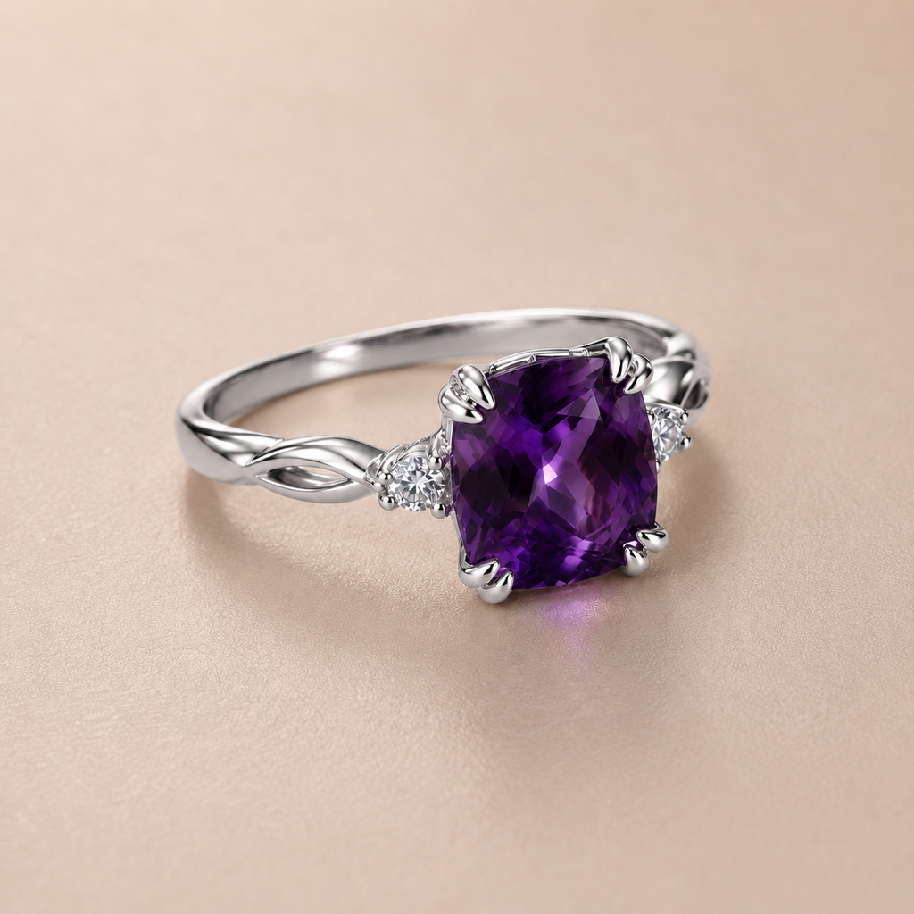 Lavender Amethyst Ring
