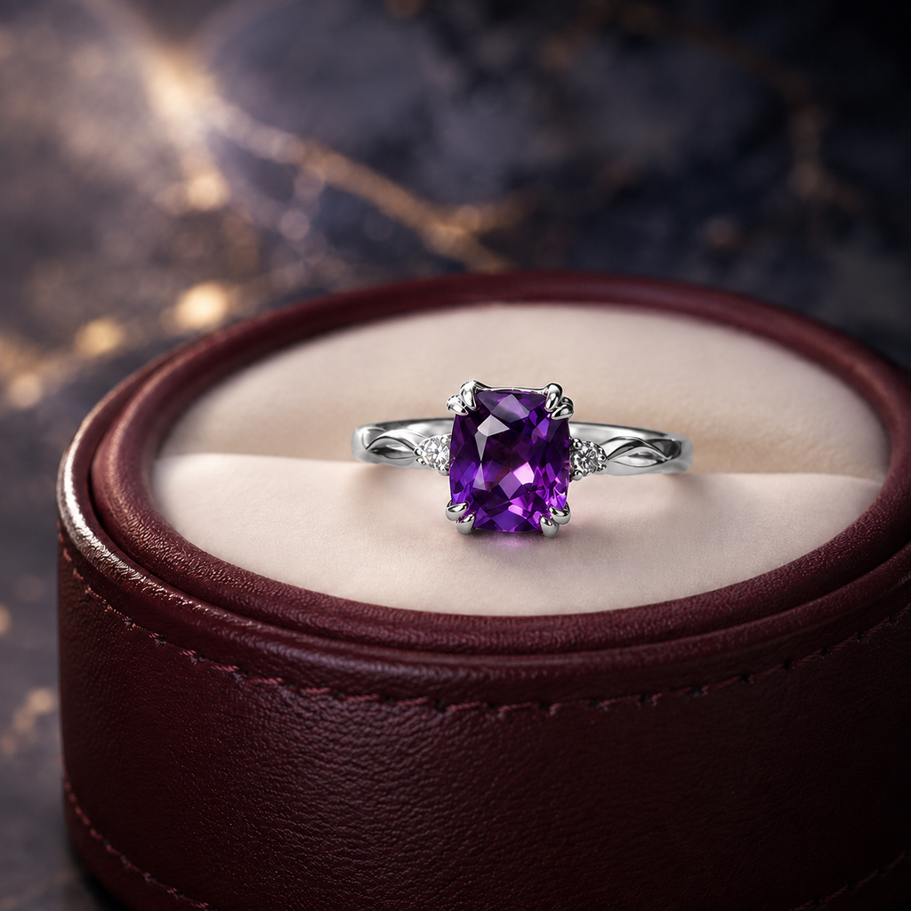 Lavender Amethyst Ring