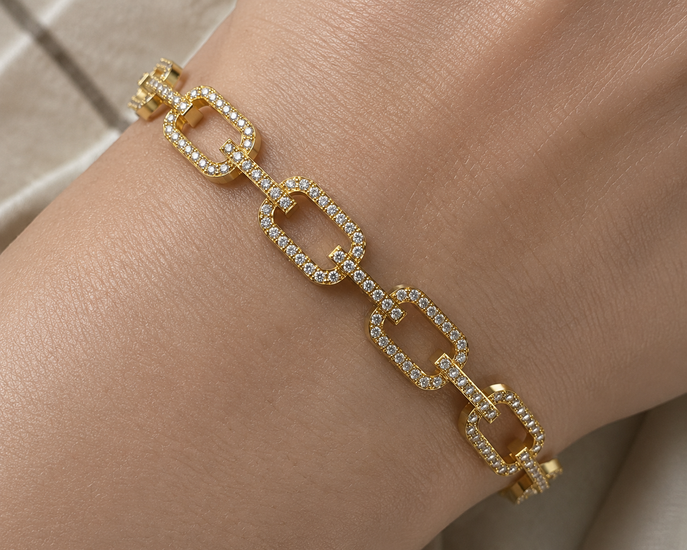 Golden Link Bracelet