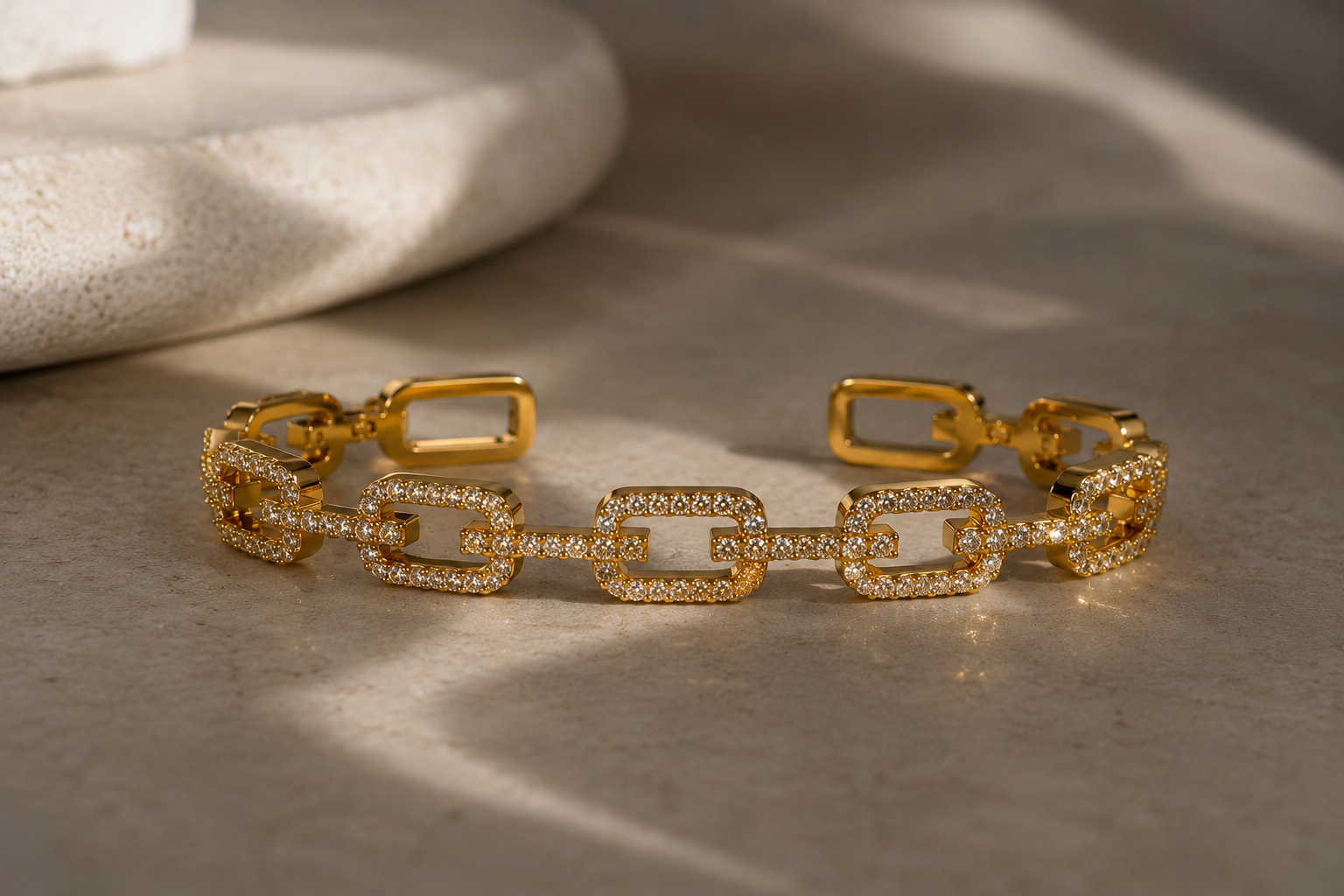 Golden Link Bracelet
